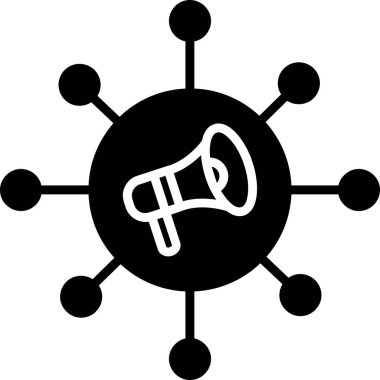 Seo simgesinin vektör illüstrasyonu