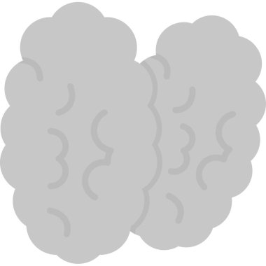 Bulut simgesi. düz dizayn. vektör illüstrasyonu