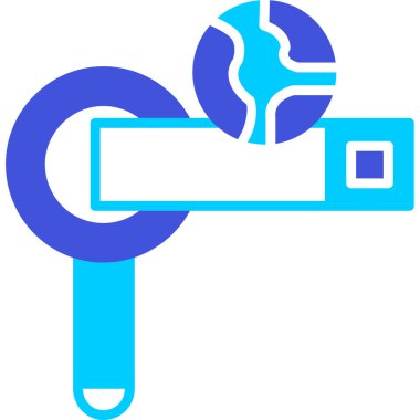 Arama simgesi vektör illüstrasyonu