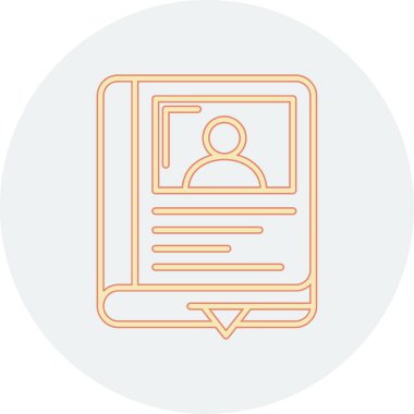 Modern bir simgenin vektör illüstrasyonu