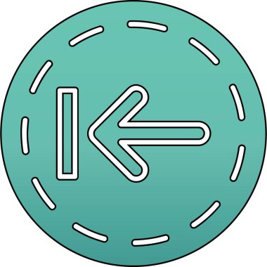 Ok simgesi. Web için yön vektör simgelerinin basit illüstrasyonu