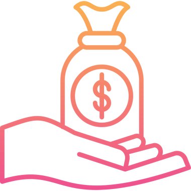 torba simgesi, vektör illüstrasyonu