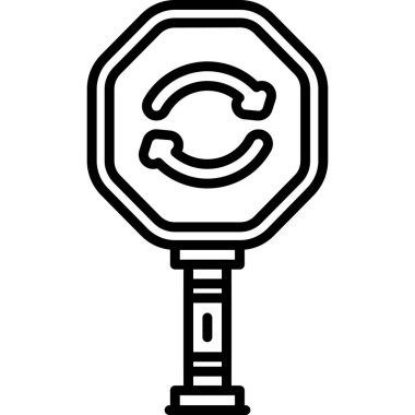 yiyecek simgesi, vektör illüstrasyonu