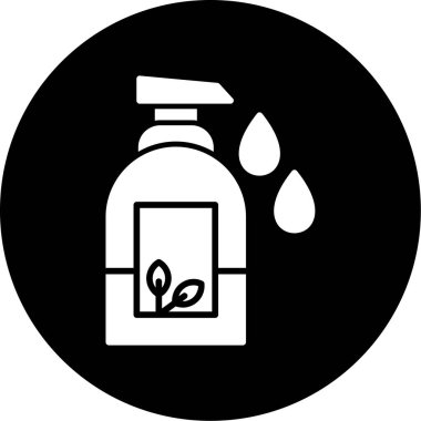 Bir sprey şişesinin vektör çizimi