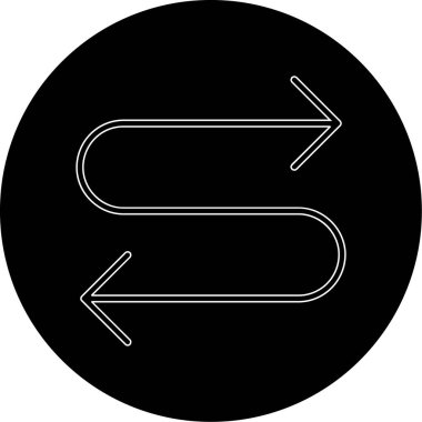 ok simgesinin vektör illüstrasyonu