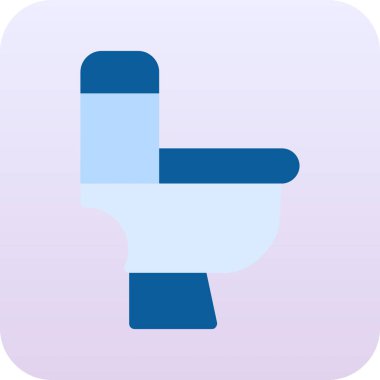 tuvalet ikonu vektör illüstrasyonu