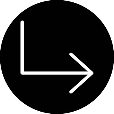 Doğru yönde ok simgesi