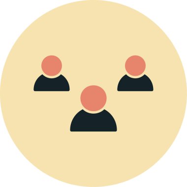 insanlar grup simgesini düz biçiminde gruplandırır