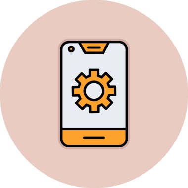 Ayarlama. Web simgesi basit illüstrasyon