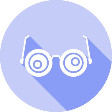 gözlük ikonu vektör illüstrasyonu