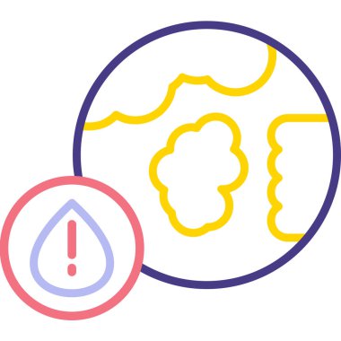 uyarı simgesi, vektör illüstrasyonu