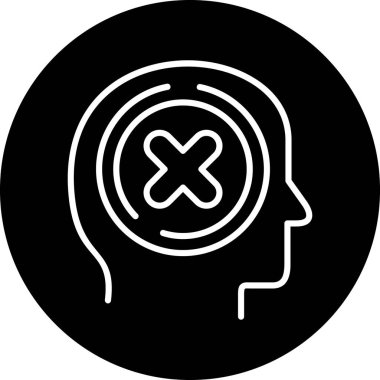 İnsan kafasının vektör illüstrasyonu