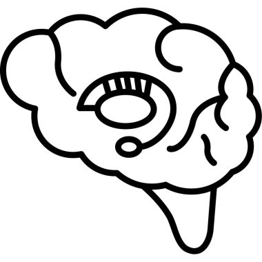 beyin beyin beyin simgesi
