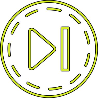 Müzik simgesi vektör illüstrasyonu