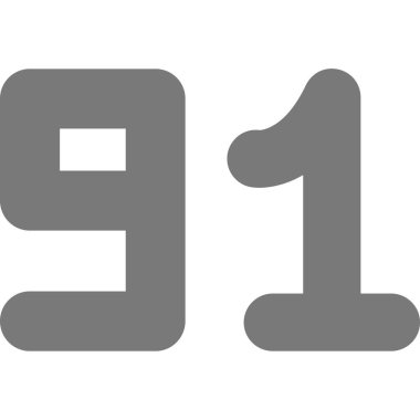 9 9 numara vektör tasarım şablonu