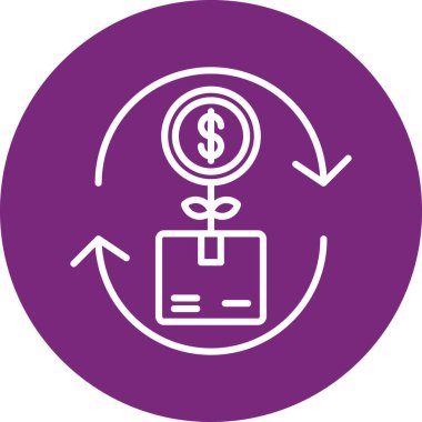 dolar simgesivektör illüstrasyon