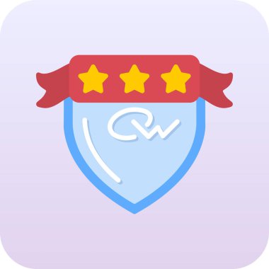 Rozet Simgesi Moda Biçiminde İzole Arkaplan