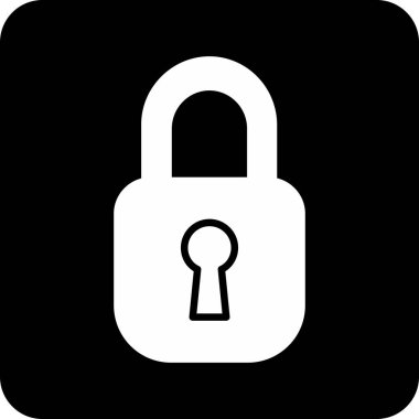 ikon vektör illüstrasyonunu kilitle