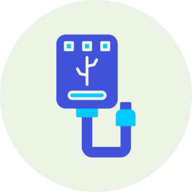 Dolgu simgesinin vektör illüstrasyonu