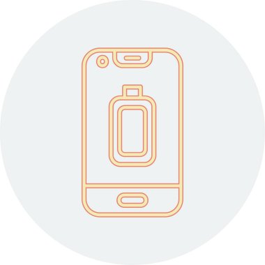 Telefon simgesi vektör illüstrasyonu