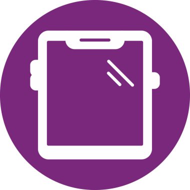 Akıllı telefon. Web simgesi basit illüstrasyon