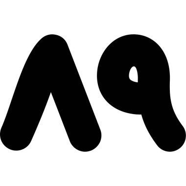 A harfi, alfabe, illüstrasyon, beyaz arkaplan.