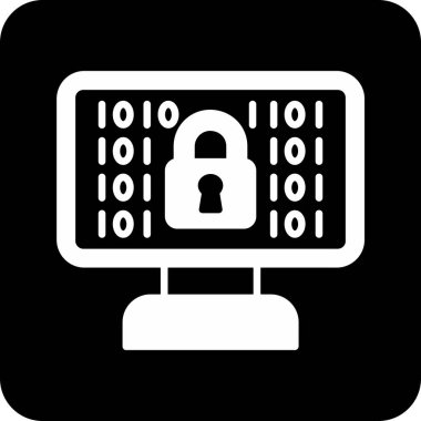 siber güvenlik veri simgesi