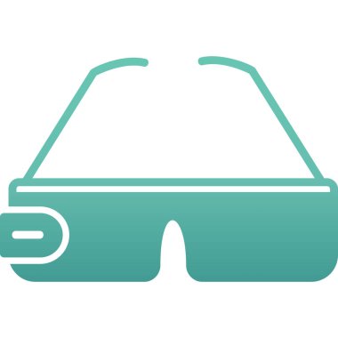 Güneş gözlüğü. Web simgesi basit tasarım