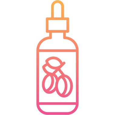 Bir şişe sıvının vektör çizimi