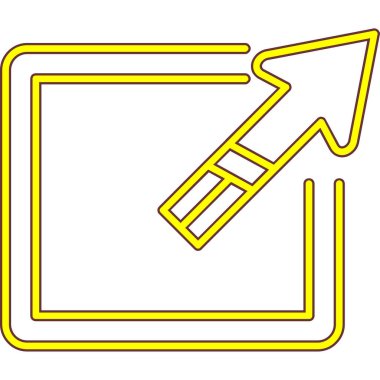 ok simgesinin vektör illüstrasyonu