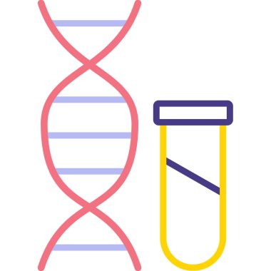 DNA molekülü. vektör illüstrasyonu