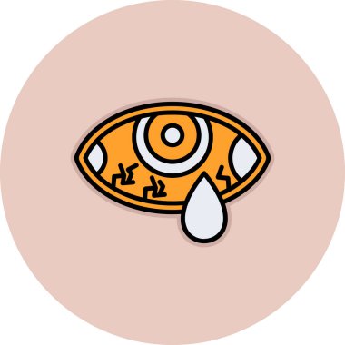 Göz simgesini, karikatür tarzı