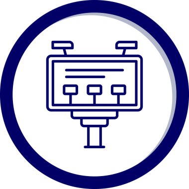 şebeke. Web simgesi basit illüstrasyon