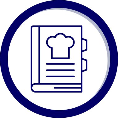 Şef şapkası. Basit resimleme