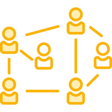 İnsanlar ağ vektör simgesi