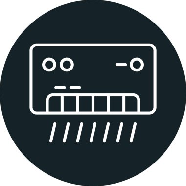 Modern simgenin vektör illüstrasyonu