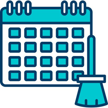 Takvim. Web simgesi basit illüstrasyon