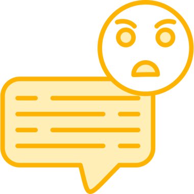 Bir sorum var. Web simgesi basit illüstrasyon