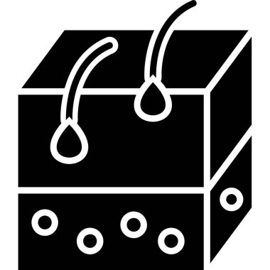 kutu simgesi, vektör illüstrasyonu