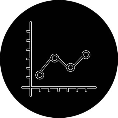grafik ikonu vektör illüstrasyonu