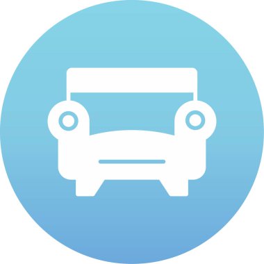 Benzersiz Otomobil Vektörü Kabartma Simgesi