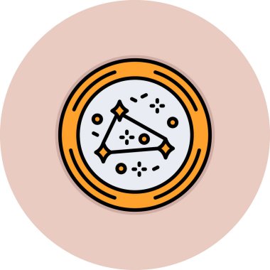 Pusula. Web simgesi basit illüstrasyon