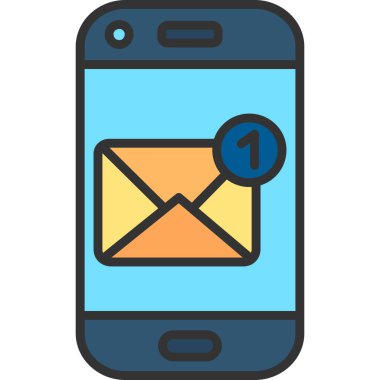 posta simgesi, vektör illüstrasyonu