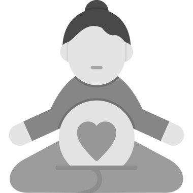 Yürekten oturan kadın.