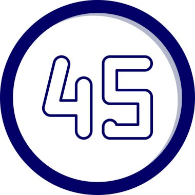 4 numara 5 simge tasarımı