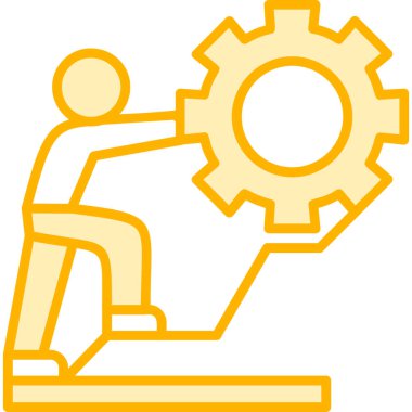 Teçhizat Web simgesi basit illüstrasyon