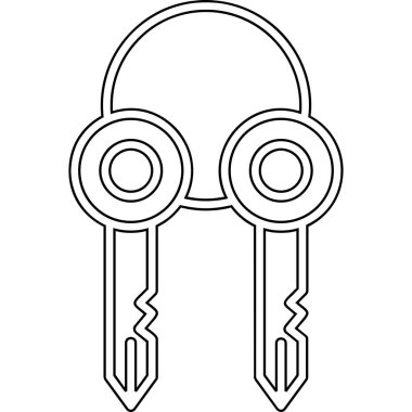 bir zincirin siyah çizgisi