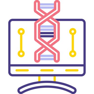 DNA web renk simgesi