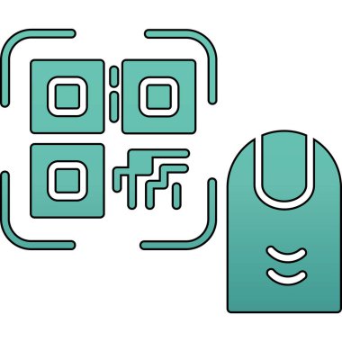 Çizgi film simgesinin vektör çizimi