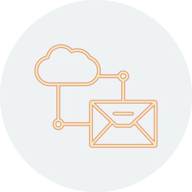 e- posta simgesi, vektör illüstrasyonu